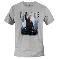 Load image into Gallery viewer, Trump Final Battle T shirt Athletic Heather color
