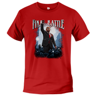 Load image into Gallery viewer, Trump Final Battle T shirt red color

