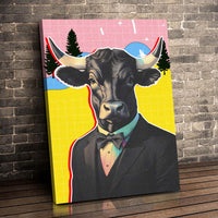 Load image into Gallery viewer, Financial Head Trading Vertical Canvas Wall Art
