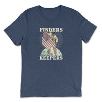 Load image into Gallery viewer, Finders Keeper Triblend T-Shirt Navy Color
