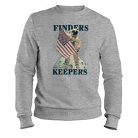 Load image into Gallery viewer, Finders Keeper Crewneck Sweatshirt  Sport grey color
