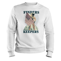 Load image into Gallery viewer, Finders Keeper Crewneck Sweatshirt  White color
