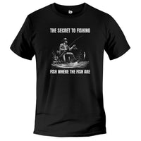 Load image into Gallery viewer, Fish Like a Boss Tee black color
