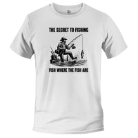 Load image into Gallery viewer, Fish Like a Boss Tee white color
