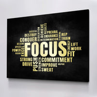 Load image into Gallery viewer, Focus Horizontal canvas wall art
