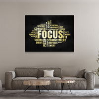 Load image into Gallery viewer, Focus Horizontal canvas wall art
