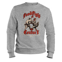 Load image into Gallery viewer, Food Fight Crewneck Sweatshirt sport grey color

