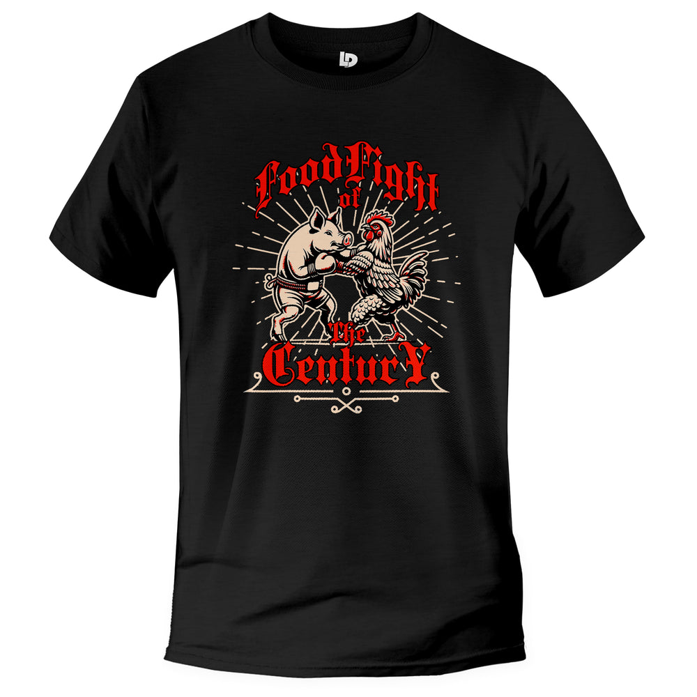 Food Fight Tee black color