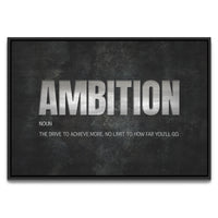 Load image into Gallery viewer, Ambition Horizontal Framed Canvas Wall Art
