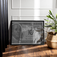 Load image into Gallery viewer, Dollar Liberty Horizontal Framed Canvas Wall Art
