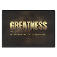Load image into Gallery viewer, Greatness Horizontal Framed Canvas Wall Art

