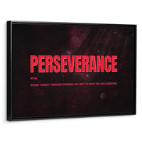 Load image into Gallery viewer, Perseverance Horizontal Framed Canvas Wall Art
