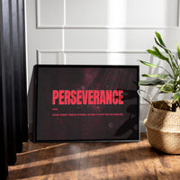 Load image into Gallery viewer, Perseverance Horizontal Framed Canvas Wall Art
