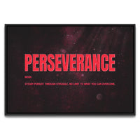Load image into Gallery viewer, Perseverance Horizontal Framed Canvas Wall Art
