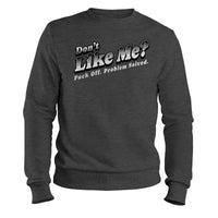 Load image into Gallery viewer, F Off Crewneck Sweatshirt dark heather color
