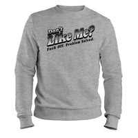 Load image into Gallery viewer, F Off Crewneck Sweatshirt sport grey color
