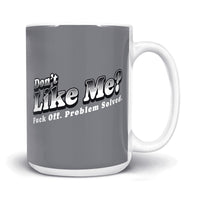 Load image into Gallery viewer, F Off Mug 15oz grey color
