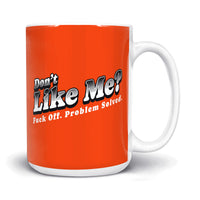 Load image into Gallery viewer, F Off Mug 15oz orange color
