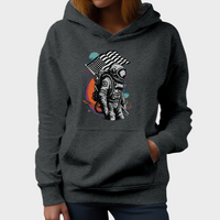 Load image into Gallery viewer, cosmic valor dark heather hoodie
