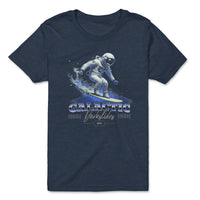 Load image into Gallery viewer, Galactic Surf Youth Tee | Heather Navy
