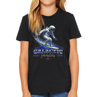 Load image into Gallery viewer, Galactic Surf Youth Tee | model
