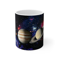 Load image into Gallery viewer, Galaxy 11oz Ceramic Mug white color

