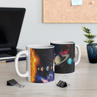 Load image into Gallery viewer, Galaxy 11oz Ceramic Mug white color
