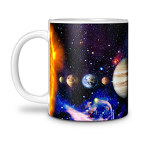 Load image into Gallery viewer, Galaxy 11oz Ceramic Mug white color
