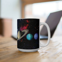 Load image into Gallery viewer, Galaxy 15oz Ceramic Mug white color
