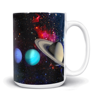 Load image into Gallery viewer, Galaxy 15oz Ceramic Mug white color
