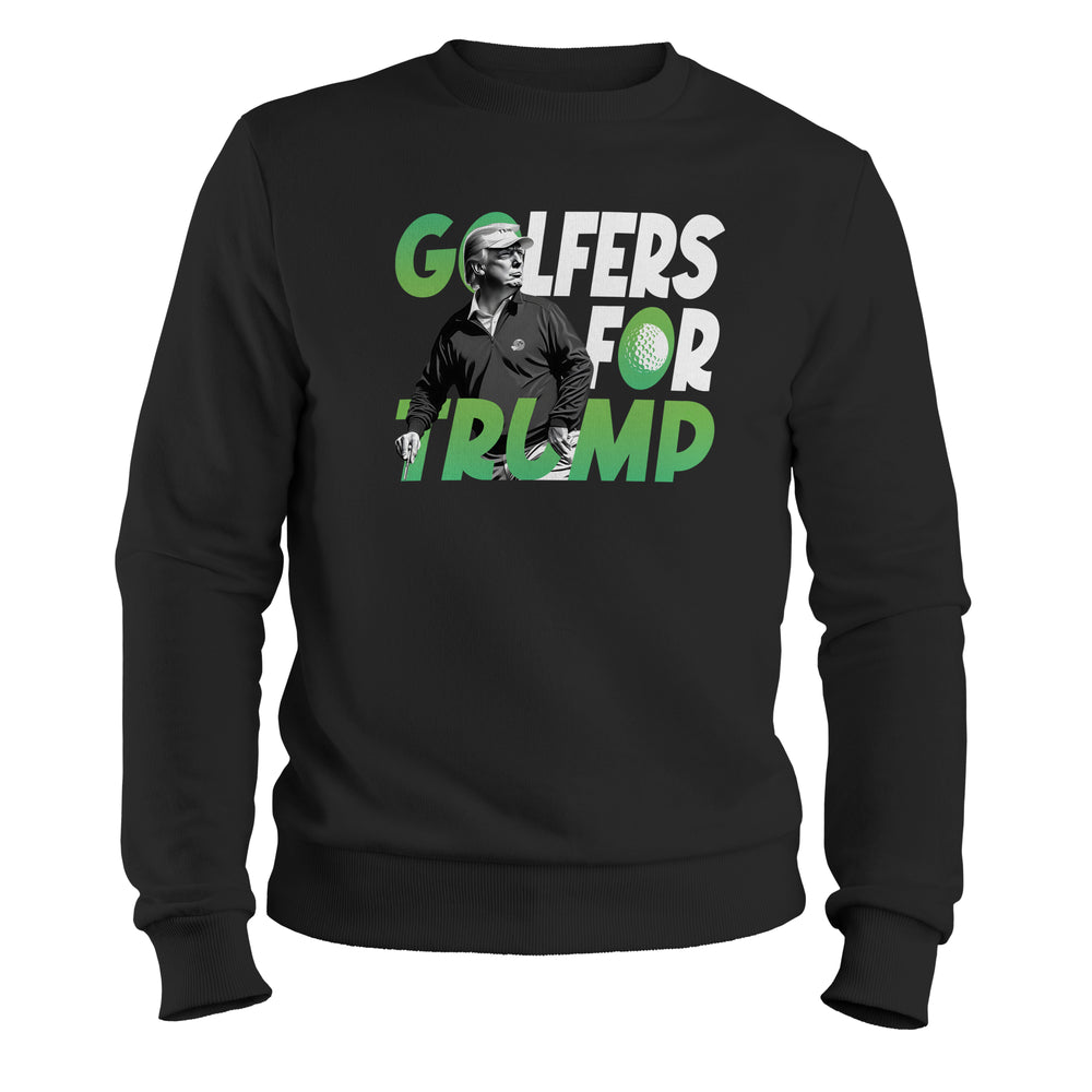 golfers for trump sweatshirt crewneck