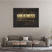 Load image into Gallery viewer, Greatness Horizontal Canvas Wall Art
