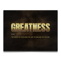 Load image into Gallery viewer, Greatness Horizontal Canvas Wall Art
