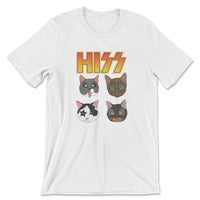 Load image into Gallery viewer, Hiss Kiss Tee white color

