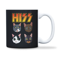 Load image into Gallery viewer, Hiss Kiss Mug 11oz Black Color
