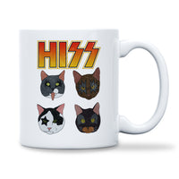 Load image into Gallery viewer, Hiss Kiss Mug 11oz White Color
