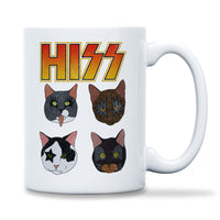 Load image into Gallery viewer, Hiss Kiss Mug 15oz White Color
