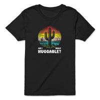 Load image into Gallery viewer, Am I Really Huggable Youth T-Shirt black color
