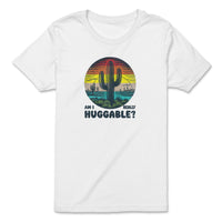 Load image into Gallery viewer, Am I Really Huggable Youth T-Shirt white color

