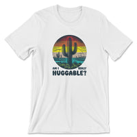 Load image into Gallery viewer, Am I Really Huggable T-Shirt white color
