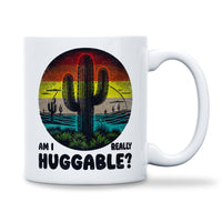 Load image into Gallery viewer, Am I Really Huggable Mug 11oz White color
