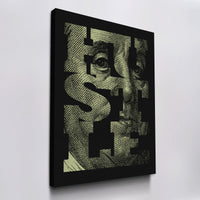 Load image into Gallery viewer, Hustle Motivational Vertical Canvas Wall Art
