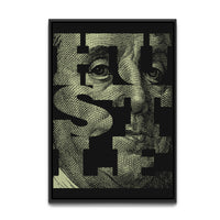 Load image into Gallery viewer, Hustle Motivational Vertical Framed Canvas Wall Art
