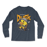 Load image into Gallery viewer, Quacker Long Sleeve Shirt | Heather Navy
