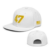 Load image into Gallery viewer, 47 Gold Snapback Hat
