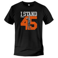 Load image into Gallery viewer, i stand with 45 donald trump short sleeve tshirt

