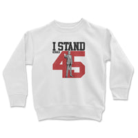 Load image into Gallery viewer, I Stand With 45 Youth Sweatshirt
