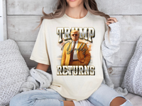 Load image into Gallery viewer, Daddy Trump Returns Bootleg T-Shirt ivory color
