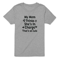 Load image into Gallery viewer, I&#39;m In Charge Youth Tee Athletic heather color
