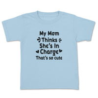 Load image into Gallery viewer, I&#39;m In Charge Infant Tee light blue color
